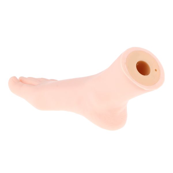 

right foot - pvc female mannequin foot shoes jewelry display model art sketch - great tools for school, White