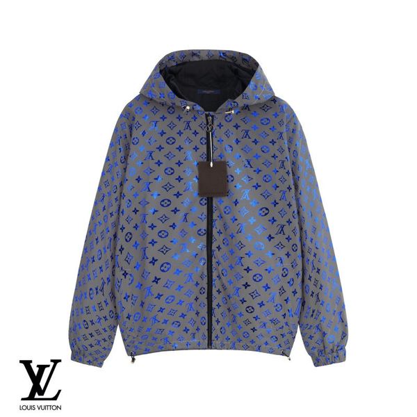 

mens конструктора куртки с капюшоном весна осень zipper ветровка сыпучие star print для мужчин и женщин пальто letters reflective куртка siz, Black;brown