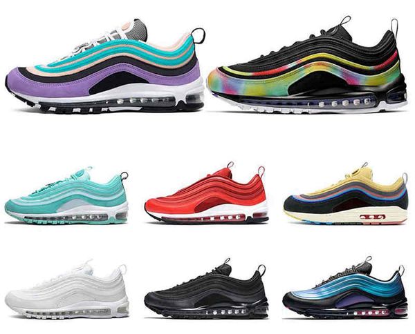 

97 ean wother poon women men de igner hoe 97 trainer maxe chau ure de undefeated air cu hion running port neaker tock x tn, Black