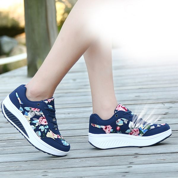 

xiniu xiniu women's fashion casual wedge platform air shoes creepers casual shoes thick bottom shake women vulcanized shoe #0709, Black