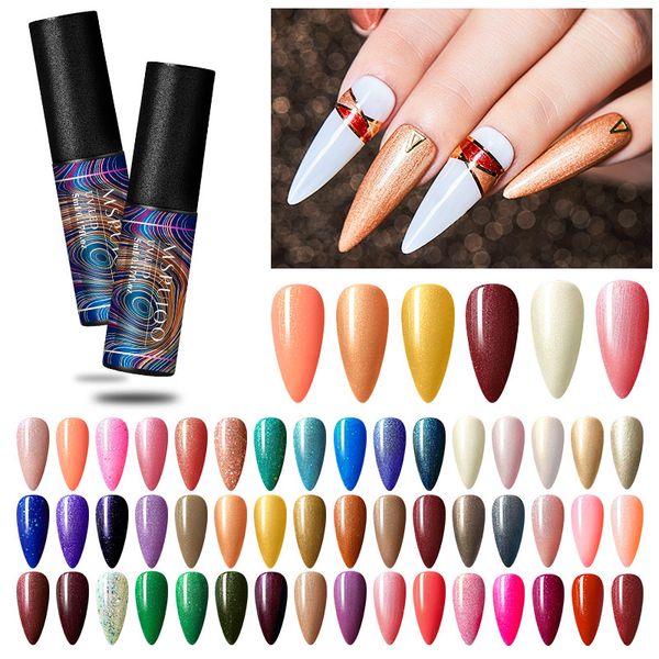 

uv gel nail polish rose gold color glitter sequins soak off long lasting uv gel varnish color nail polish art lacquer, Red;pink