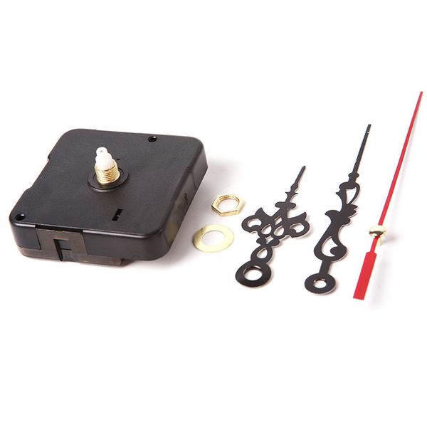 

clocks parts quartz clock movement mechanism repair parts black + hands replacement parts kit set diy cn