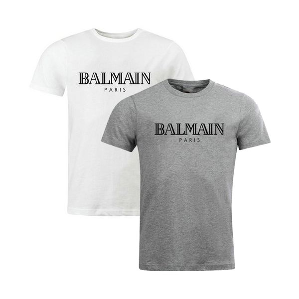 

2019 Mens Designer T Shirts Fashion Mens Clothing Summer Casual T Shirt Cotton Black Grey Navy White Crew Neck T-Shirt Short Sleeve S-3XL