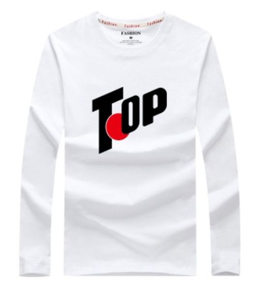 

2020 designer mens t shirt plus size long sleeve crew neck t shirt printed cotton t-shirt men designered spring fall asian size, White;black