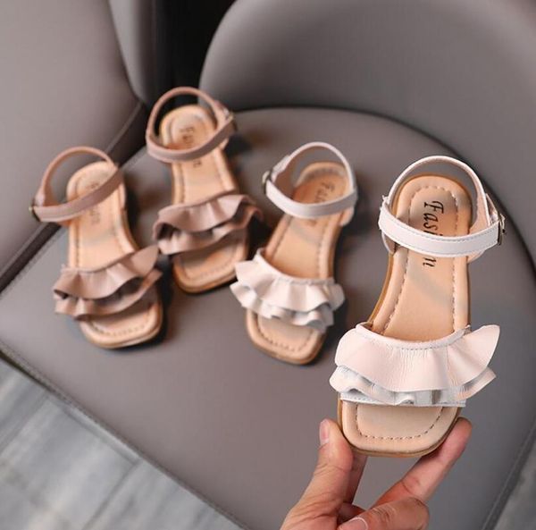 

лето дети сандалии сладкий цветок девочки принцессы обувь сплошной цвет flat пляж сандалии младенца маленькая девочка производительности обу, Black;red