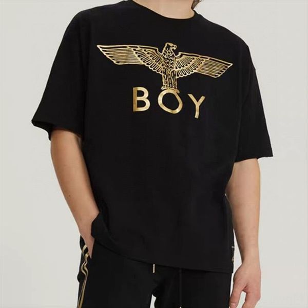 

20 fashion brand boy classic eagle printing men's and women's couples round collar short sleeve t-shirt 7926xe, White