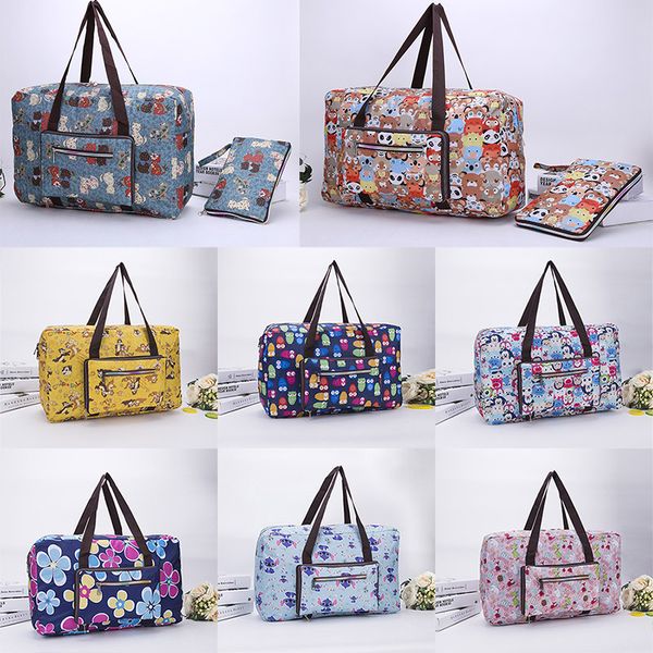 

portable foldable luggage travel bags multi-functional reusable storage bag waterproof travel handbags storage bags 16 style wx9-1645