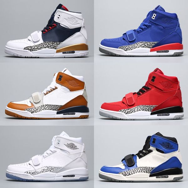 

Jumpman Legacy 312 Storm Blue Tech Challenge Black Cement Детские баскетбольные кроссовки для спортивной о