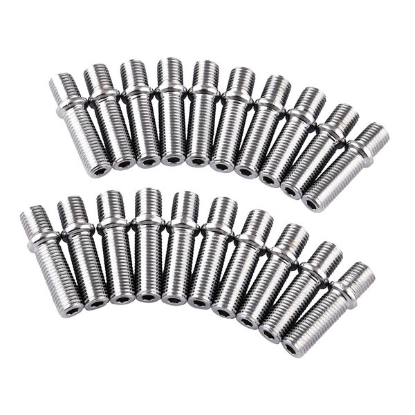 

20x extend wheel stud conversion screw adapter for bmw m12*1.5-m12*1.5 5cm