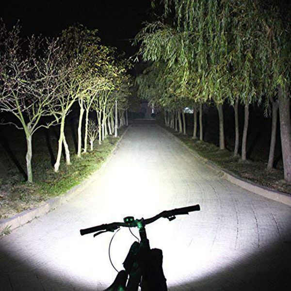

usb rechargeable bike light front 12000lm 3x cree xm-l t6 led cycling bike light headlight head front lamp front@1