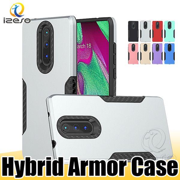 

for coolpad revvl plus legacy moto g7 power us g7 play eu e6 g5 hybrid armor fitted back cases shock-resistan trugged cover izeso