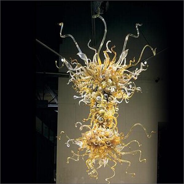 

свободная перевозка груза воздуха лестница рука выдувное прозрачное стекло малогабаритный люстра стиль тиффани 100% рот выдувное стекло с 11