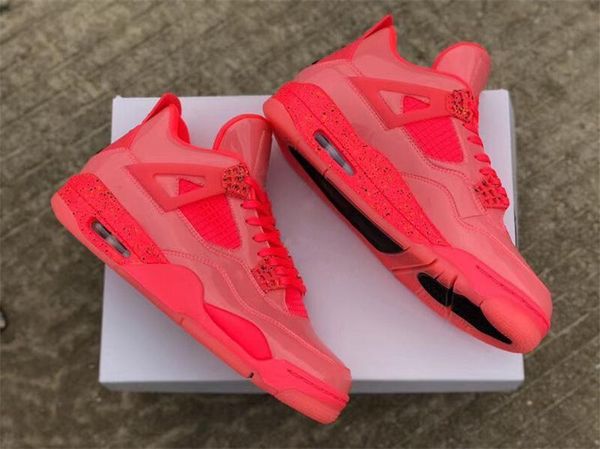 

authentic 2020 4 nrg punch 4s iv outdoor shoes sneakers for men punch red black volt aq9128-600 outdoor shoes with original box