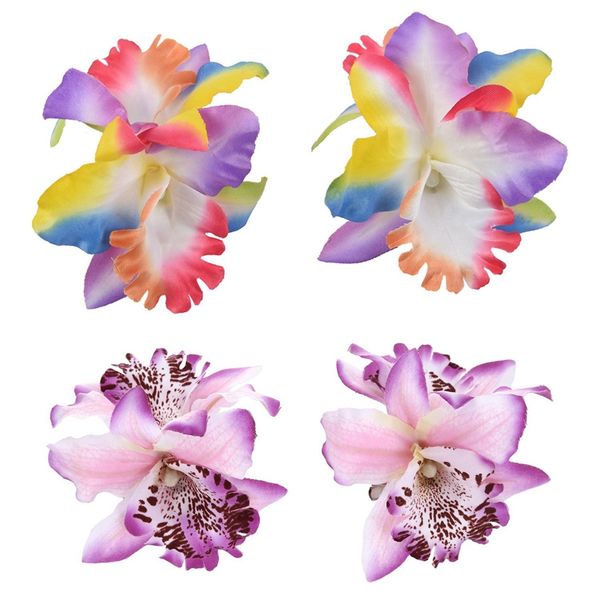 2019 Orchid Flower Floral Hair Clips Bridal Wedding Party