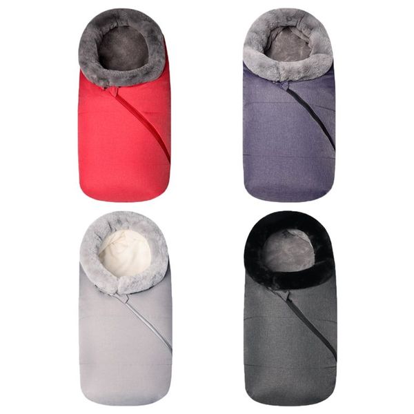 

baby infant warm sleeping bag outdoor wearable stroller blanket footmuff cover qx2d