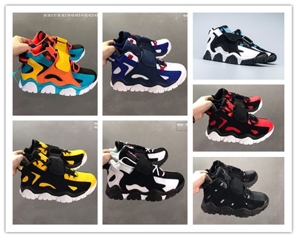 

2020 barrage more mid qs scottie pippen basketball shoes black white purple raptors hyper grape big kids sports sneakers men women trainers