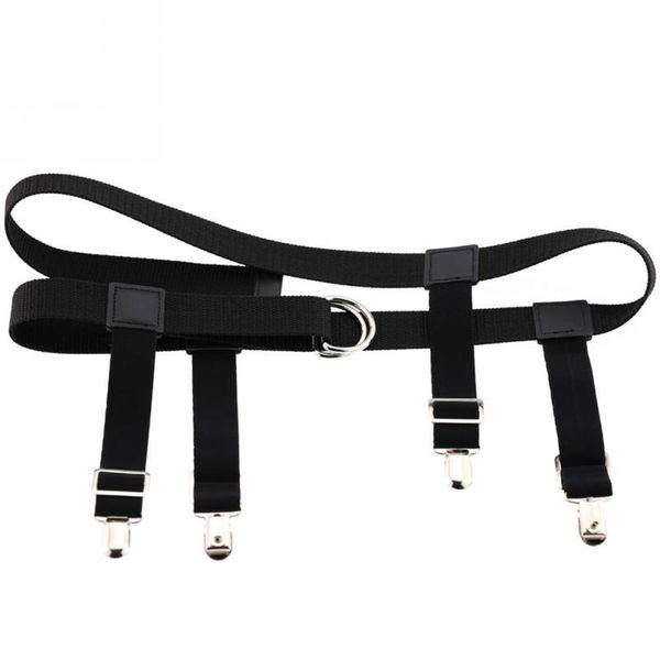 

6 цветов 1шт унисекс нейлон резинка подтяжка подвязки пояс, Black;white