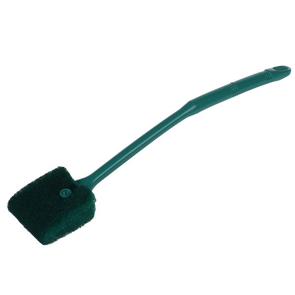 

new-green plastic handle soft sponge aquarium fish tank cleaning brush