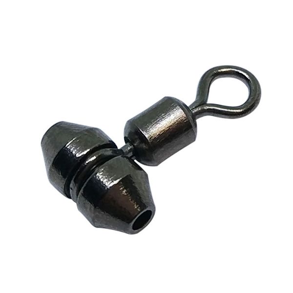 

100-pieces fishing swivels rolling 3 way swivel s/m/l stainless steel sea fishing connector carp hook link