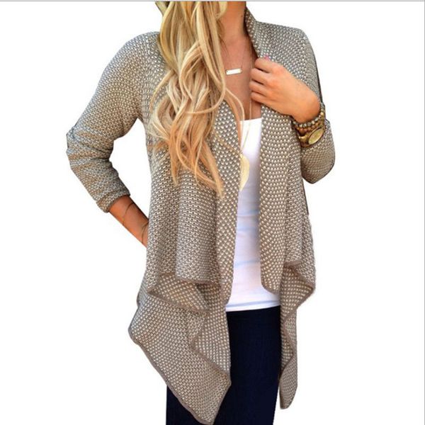 

2019 new plus size knit cardigan feminino women's cardigan women irregular xl long cardigan loose comfortable sweater, White;black