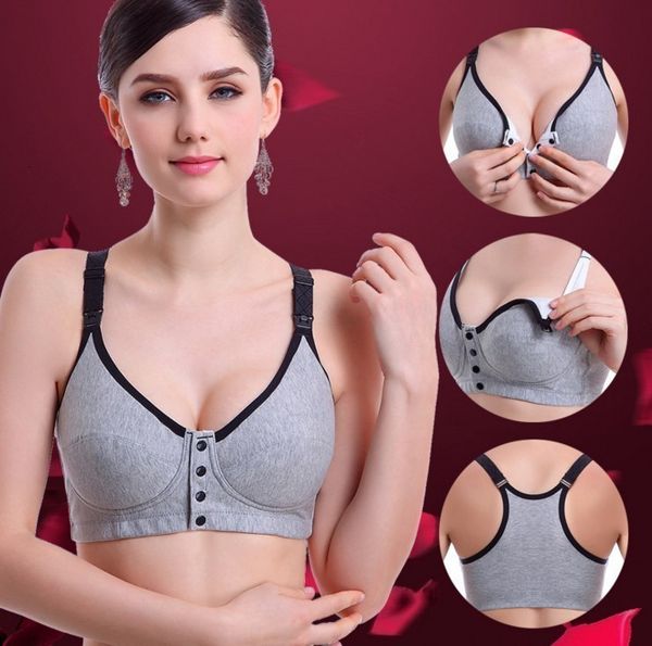 

femme lingeries push up bra push womens up wire cotton bra prevent sagging opening soutien gorge lingerie underwear underpants, Red;black