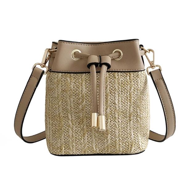 

дамы соломы ковша сумка кисточкой плечо crossbody телефон пляж мешок мешок женщины пляж кисточкой простой посланник sac главная #v