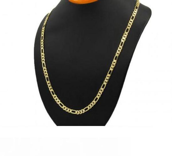 

mens 14k yellow real solid gold gf 8mm italian figaro link chain necklace 24 inches ng all items from a smoke- pet-home, Silver