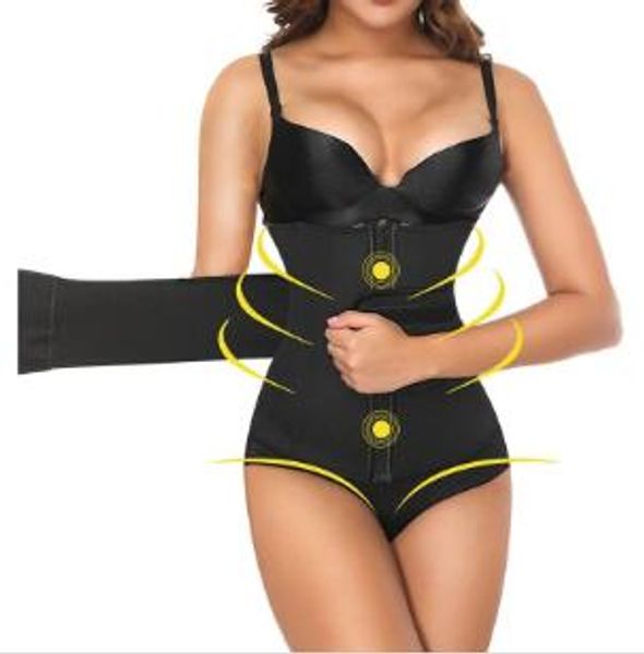 

women sports waist support neoprene body corsets waist trainer compression corset belly control comfortable abdominal belt, Black;gray