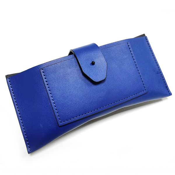 

pu leather case sun case box sun leather cover blue glasses bag general glasses bag