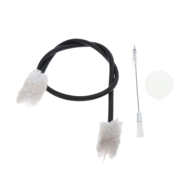 

3 in 1 care cleaning kits sound hole brush cleaning swab cork grease set