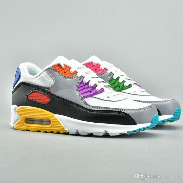 

new 90 be true 2020 rainbow mens running shoes womens sneakers classic designer shoes sports trainers chaussures 90s betrue shoe cj5482-100