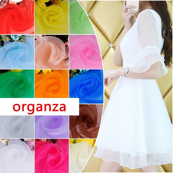 

горячая распродажа ! 2 метра / лот чистый кристалл органза тюль рулон ткани для украшения свадьбы или новый год украшения ширина 150 см, Black;white