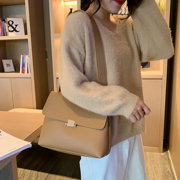 

vintage women's crossbody bag solid color large capacity travel clutch bag handbag for lady versatile cellphone