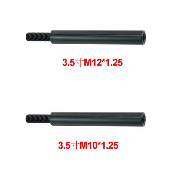 

3.5-inch black car gear level extension stick m12*1.25, m10*1.25 for
