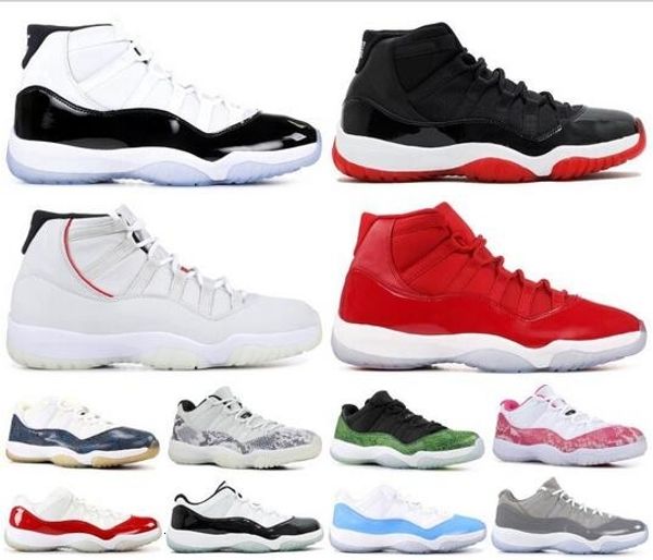 

new 11 low navy blue pink light bone snakeskin basketball shoes men women 11s prem hc high 45 snakeskin sports sneakers with box