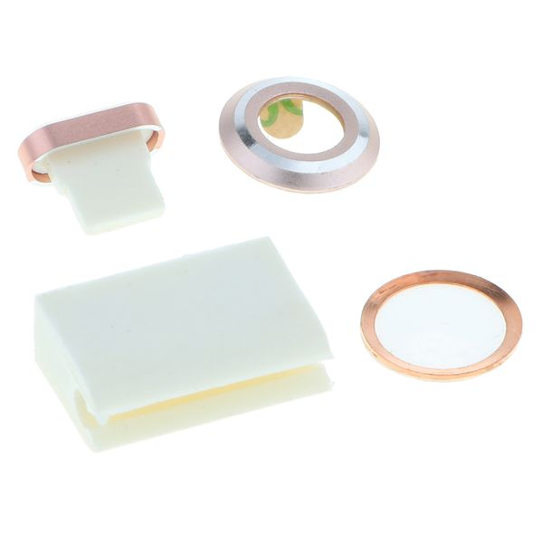 

phone lens protector+button sticker+dust plug+cord holder for iphone7