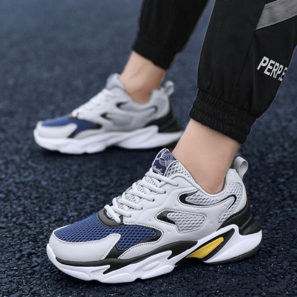 

men running shoes light grey fashion men trainer breathable red outdoor sport sneaker size 40-44