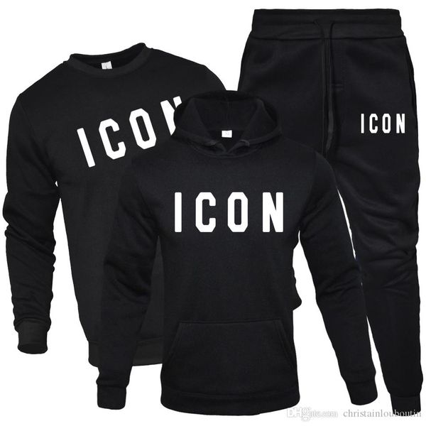 

мужчины спортивный костюм толстовки костюмы бренд спортивный костюм мужчины хип-хоп кофты+спортивные брюки осень зима флис с капюшоном пулов, Gray