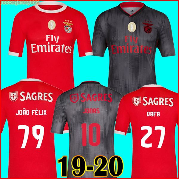 

sl 19 20 soccer jersey thailand football shirt 2019 2020 jonas fernandes ferro camiseta maillot men + kids kit, Black;yellow