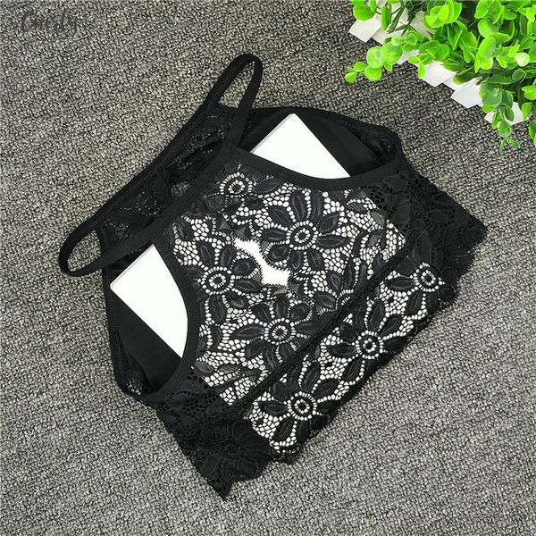 

new fashion arrival 3 4 cup women underwear comfortable lace bralette wireless bra neck for backless wear brassiere, Red;black