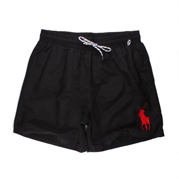 

2019 summer shorts luxury beach swimming shorts men's leisure brand shorts men's surfing leisure life men's swimming, Black
