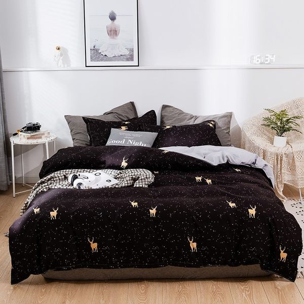 

american style bedding set ab side bed set super king size bed linens geometric patterns duvet cover home women bedclothes
