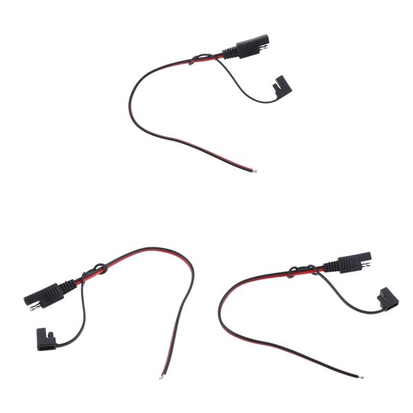 

3pcs diy sae power 300mm 10a 18awg
