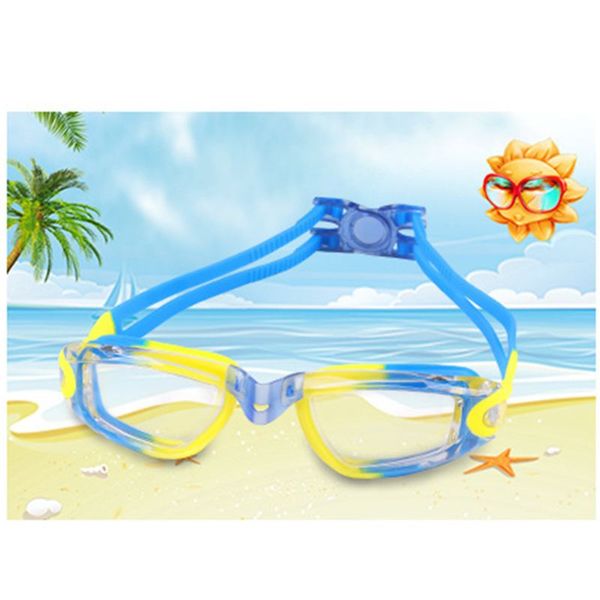 

kids baby swimming goggles waterproof anti-fog uv resistant swim glasses elastic head belt eyewear soft silicone pad