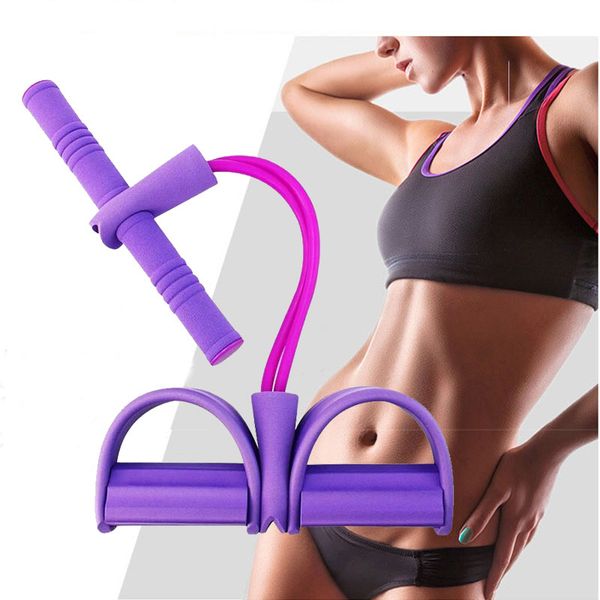 

resistance bands 2021 pull rope fitness elastic sit up abdominal exerciser home sport yoga pedal workout equipments indoor