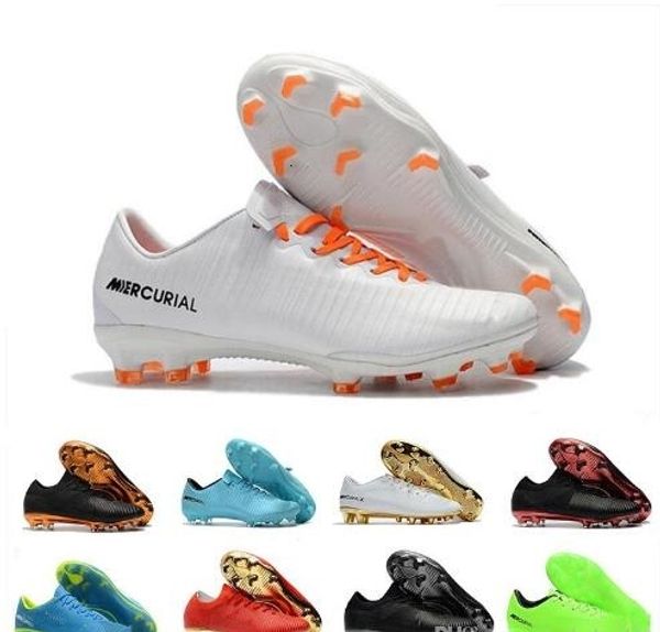 

дешевые белый mens футбол бутсы mercurial superfly cr7 мужчины футбол обувь высокий голеностопного криштиану роналду классический бутсы