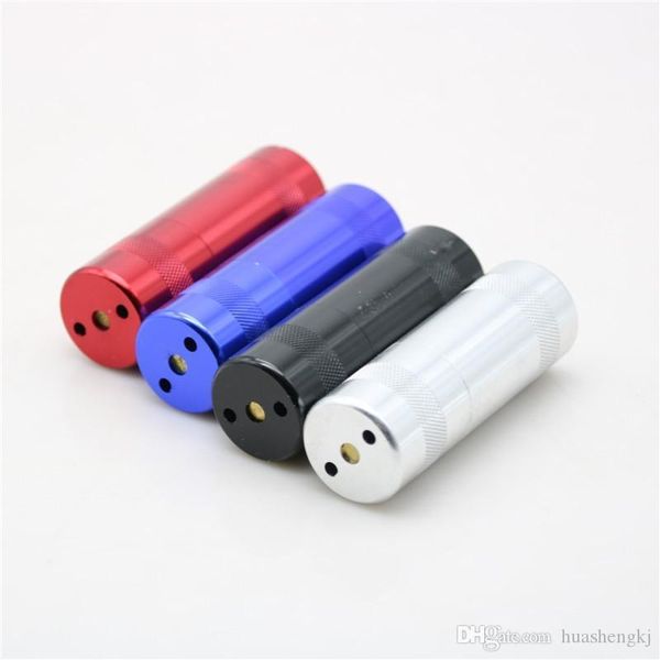 

Colorful Cracker Aluminum Alloy Bottle Opener Pollen Press Cream Whipper Cylindrical Shape Dispenser Innovative Design Portable Smoking Tool