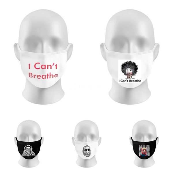 

i can't breathe face mask black lives matter face mask george floyd masks washable reusable face designer letter mask ljja4148 #506