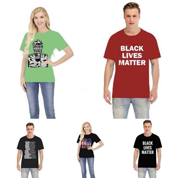 

black lives matterdesigner t-shirts summer casual fashion black white motorcycle men women tees 3d printing t-shirt man stre #2, Gray;blue