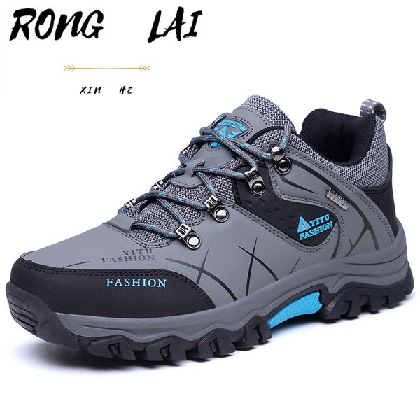 

men's four seasons warm snow boots ultra waterproof leather sports shoes outdoor hiking boots mens work shoes 39-47